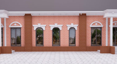 Эскиз фасада здания – фото от MiniReal